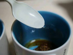 Better taste instant coffee: Mix with small amount of water first