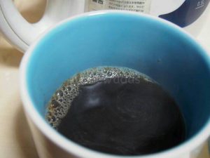 Better Taste Instant Coffee: Finished shot; regular style