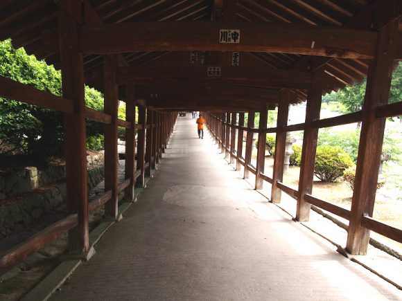 Kibitsu Shrine, Okayama City: 360-m corridor
