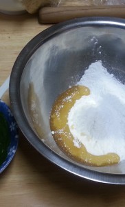 Japanese Sweets: Matcha flavor uiro ingredients