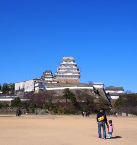 Himeji Castle from distance