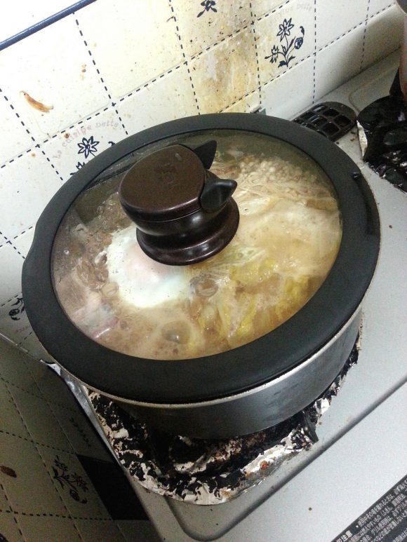 sukyaki cooking