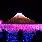 Winter Illuminations in Japan: Nabana no Sato mt. Fuji