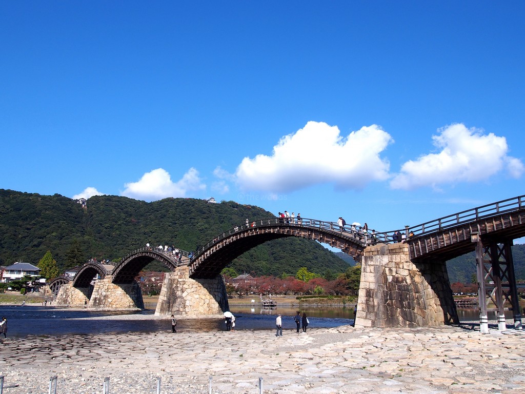 Kintaikyo Bridge in Iwakuni Yamaguchi