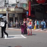 Sailor Moon crossing the street